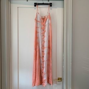Tie dye maxi dress